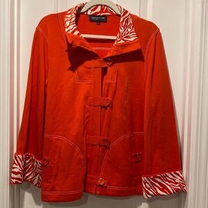 Jones New York signature button cardigan size L